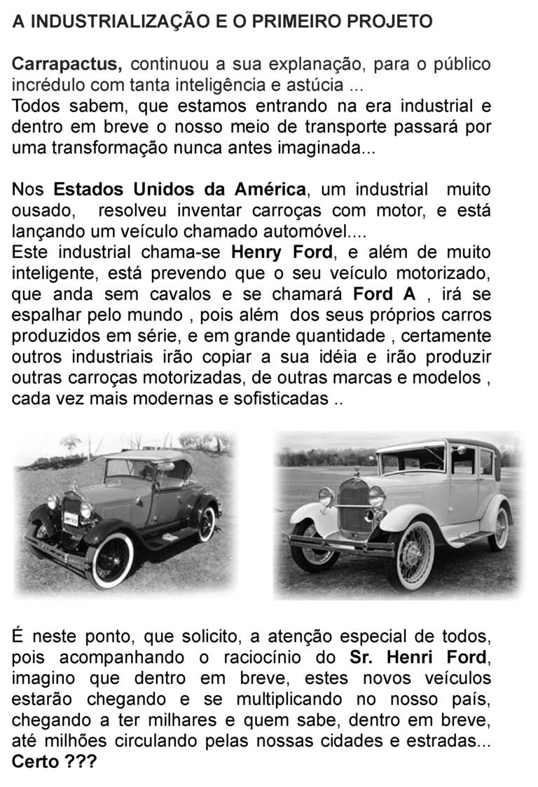 A INDUSTRIALIZAÇÃO E O PRIMEIRO PROJETO