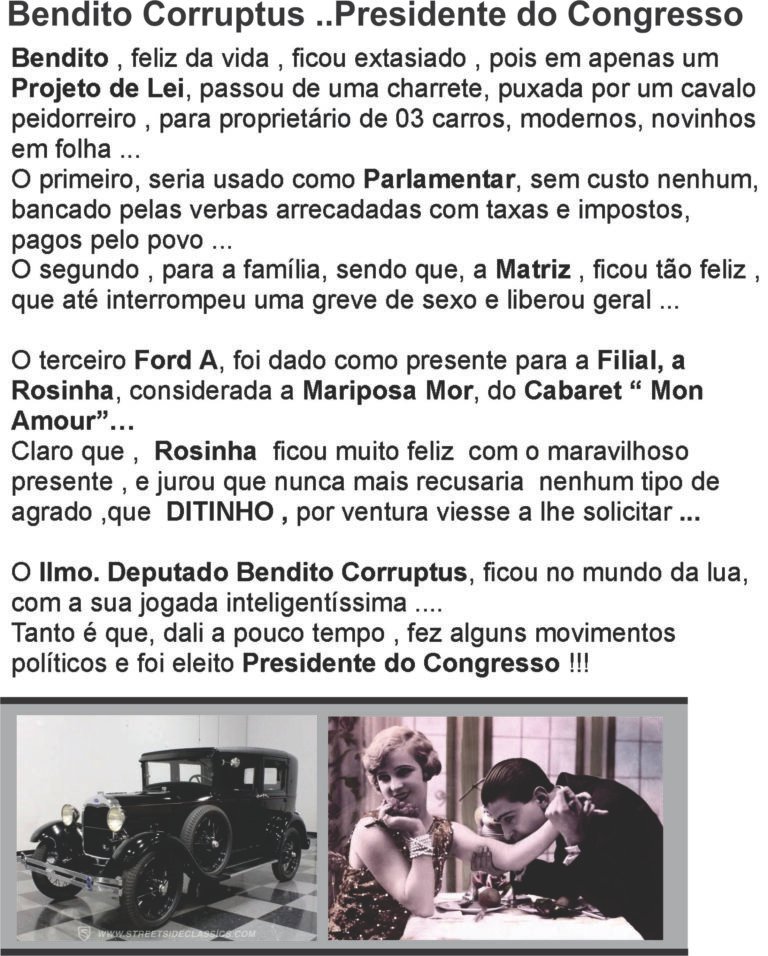 Bendito ...Presidente do Congresso