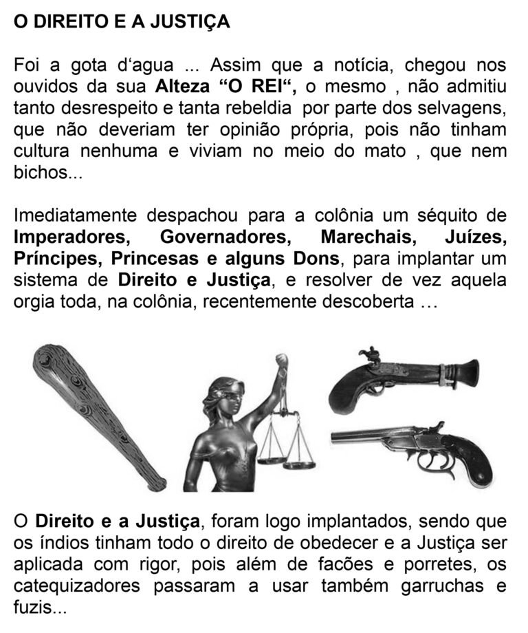 O DIREITO E A JUSTIÇA