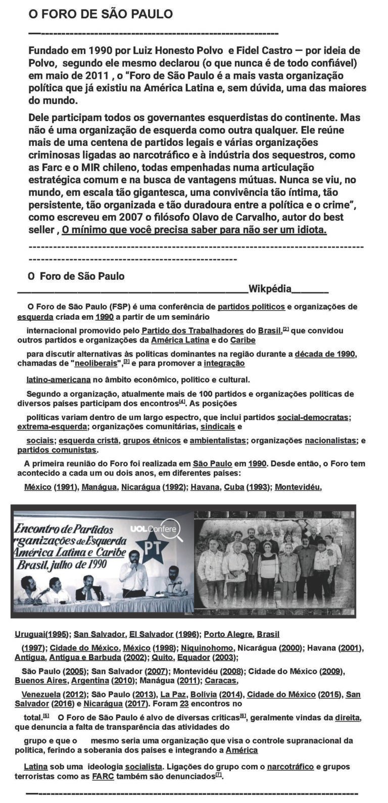 O Foro de São Paulo _ OK